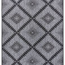 NORTHRUGS - Hanse Home koberce Kusový koberec Twin Supreme 105459 Malibu Night Silver – na von aj na doma - 160x230 cm