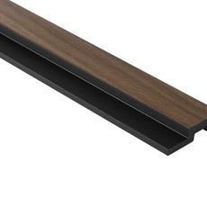 Obkladová lamela pravé ukončenie Fineza Slat Medium Dark oak 270X2,3 cm SLAT02DOR