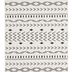 NORTHRUGS - Hanse Home koberce Kusový koberec Twin Supreme 103438 Kuba black creme – na von aj na doma - 80x150 cm