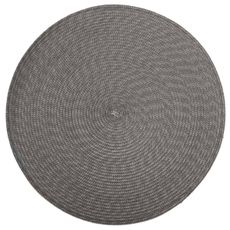 DekorStyle Okrúhla podložka na stôl Braid Grey