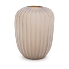 Béžová sklenená váza (výška 27 cm) Lumia – Kave Home