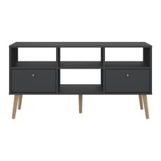 Antracitový TV stolík 117x61 cm Bodo – Tvilum