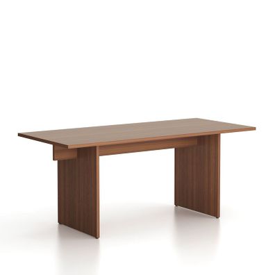 Kancelársky stôl single SOLID, 180x80 cm, orech