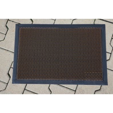 Hamat , Rohožka Blitz 3D 314 Gold – na von aj na doma, 40x60, žltá, chodba / predsieň