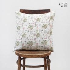 Ľanová obliečka na vankúš 50x50 cm White Botany – Linen Tales