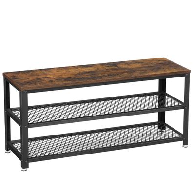Boxxx REGÁL NA TOPÁNKY, hnedá, čierna, 100/45/30 cm