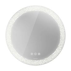 Duravit Happy D.2 Plus - Zrkadlo, priemer 70 cm, s LED osvetlením a vyhrievaním HP7485G00000000
