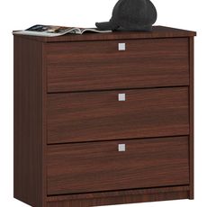 Ak furniture Skriňa na topánky Mini 60 cm - 3 dvierka wenge