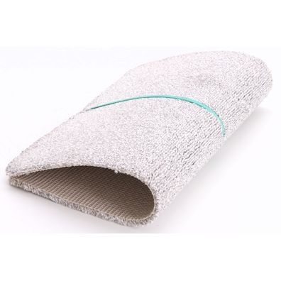 Spoltex , Koberec metráž Ester / 74 Bielo šedá, na mieru, šíře 4m, biela, šedá, ab (mriežka), chodba / predsieň