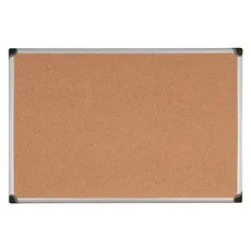 Korková nástenka, 1500 x 1000 mm, eloxovaný rám