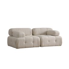 Dvojmiestna luxusná pohovka Doblo Cream Bouclette