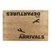 Rohožka z kokosového vlákna 40x60 cm Arrivals and Departures – Artsy Doormats