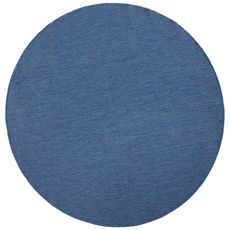 NORTHRUGS DOPREDAJ: 200x200 (priemer) kruh cm Kusový koberec Twin-Wendeteppiche 103100 blue cream kruh - na von aj na doma - 200x200 (priemer) kruh cm