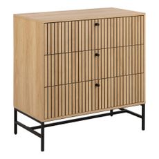 Komoda v dekore duba v prírodnej farbe 81x80x40 cm Albany – Actona