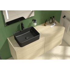 JIKA H8184237161121 - Umývadlo CUBITO 50x35 cm keramika matná čierna