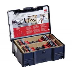 Ľahké svorky Bessey KliKlamp Systainer KLI-S (sada 16 kusov)