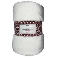 Deka Nest Super Soft biela 200x220 Merkury Home