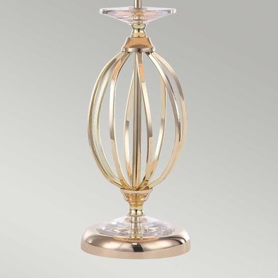 Elstead AG-TL-POL-BRASS - Stolná lampa AEGEAN 1xE27/60W/230V zlatá
