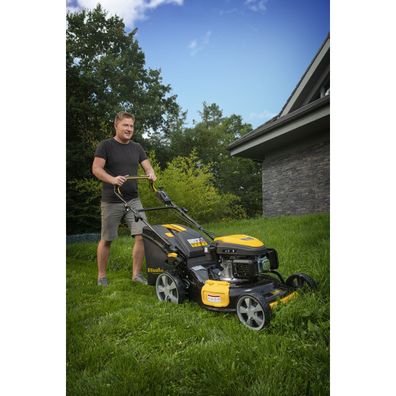 Benzínová kosačka na trávu Riwall PRO RPM 5155 V PRO 4v1 s variabilným pojazdom