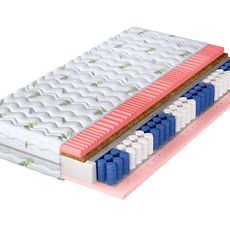 Wilsondo Taštičkový pružinový matrac s kokosom MERKURY 120x200