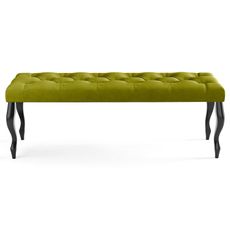 Lavica CHESTERFIELD 120x40 cm Zelená