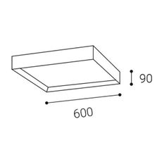 LED2 - LED Stropné svietidlo MILO LED/60W/230V biela 3000/4000K
