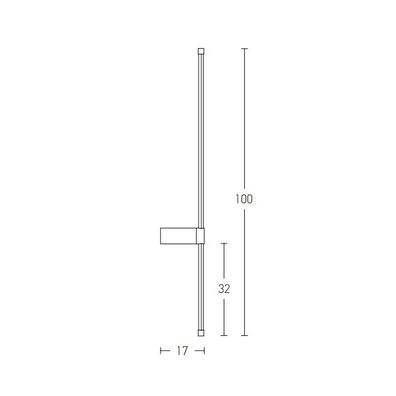 Zambelis 20116 - LED Nástenné svietidlo LED/20W/230V čierna