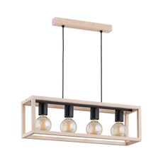 Luster na lanku PAKO 4xE27/15W/230V béžová