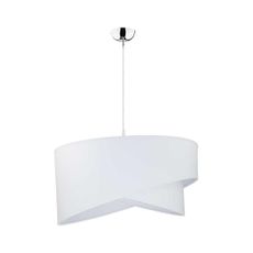 Duolla - Luster na lanku CELLO 1xE27/40W/230V pr. 45 cm biela