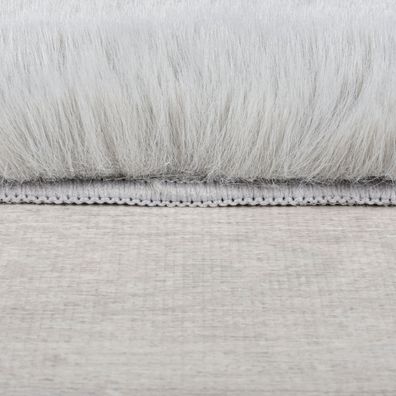 Flair Rugs , Kusový koberec Ivy Faux Fur Grey, 160x230, šedá, obývacia izba