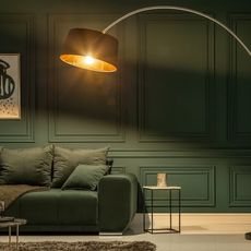 Stojacia lampa Forma black gold