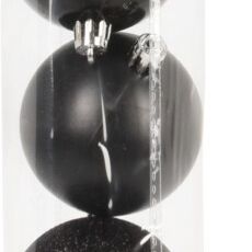 Mondex Sada baněk 9 ks Black 6 cm černá