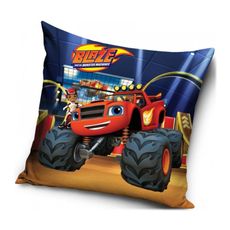 Vankúš Plamienok a štvorkolky - Monster Truck Blaze - 40 x 40 cm