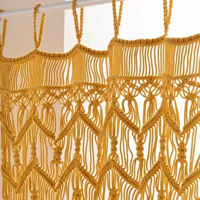 Žltý záves do dverí 90x200 cm Macarena – douceur d'intérieur