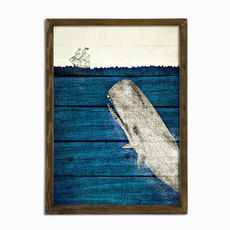 Wallity Nástenný obraz Glascow 50x70 cm modrý