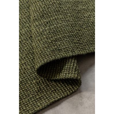 Hanse Home , Kusový koberec Bouclé Jute 105977 Jungle Green, 120x170, zelená, chodba / predsieň