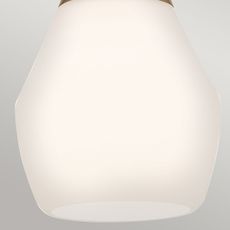 Kichler KL-DEELA-P-CPZ - Luster na tyči DEELA 1xE27/60W/230V pr. 17,8 cm mosadz