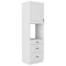 Konyhaszekrény STILO fehér mat/fehér 60dps-210 3s 1f
