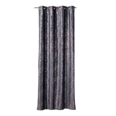 Antracitovosivý záves 140x260 cm Lhasa – Mendola Fabrics