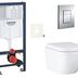 Závesný wc set do ľahkých stien / predstenová montáž Grohe Euro Ceramic SIKOGRSEUE