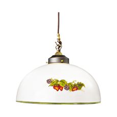 Kolarz 731.30.121 - Luster na lanku NONNA 1xE27/75W/230V pr. 20 cm víno/jahody