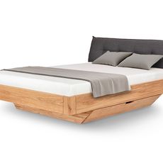 Masívna dubová manželská posteľ Bari B - 180x200