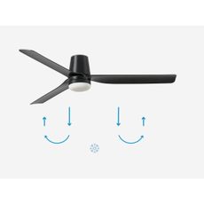 FARO 33830-1TW-LED Stmiev. ventilátor PUNT TUB M LED/18W/230V 3000/4200/6500K +DO
