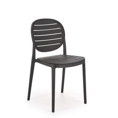 Záhradná stolička K529 - čierna