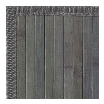 Zelený/sivý bambusový koberec 60x200 cm – Casa Selección
