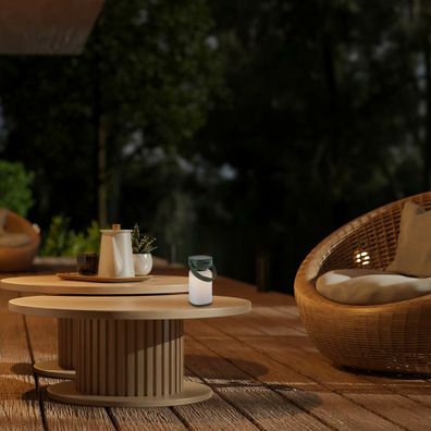 Rabalux 77144 vonkajšia stolná LED lampička Funes, funkčná, 3 W, zelená