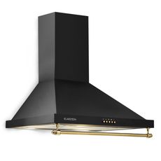 Klarstein Montblanc 60, digestor, 60 cm, nástenný, 610 m3/h, LED, lišta, čierny