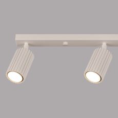 Sollux SL.1603 - Bodové svietidlo KARBON 4xGU10/10W/230V krémová