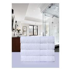 Biele froté bavlnené uteráky v súprave 4 ks 50x100 cm – Good Morning