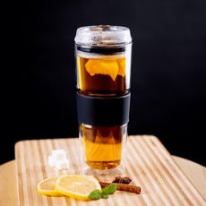 KONDELA Hotcold Typ 15 termo pohár 480 ml priehľadná